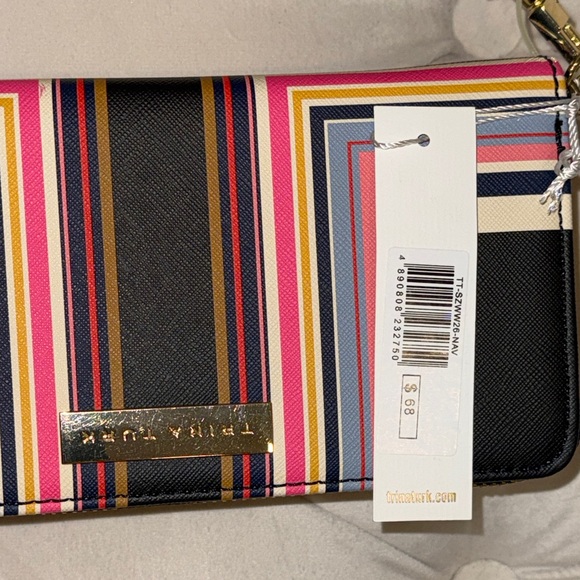 Trina Turk Multicolor Striped Wristlet Wallet NWT - Picture 4 of 4